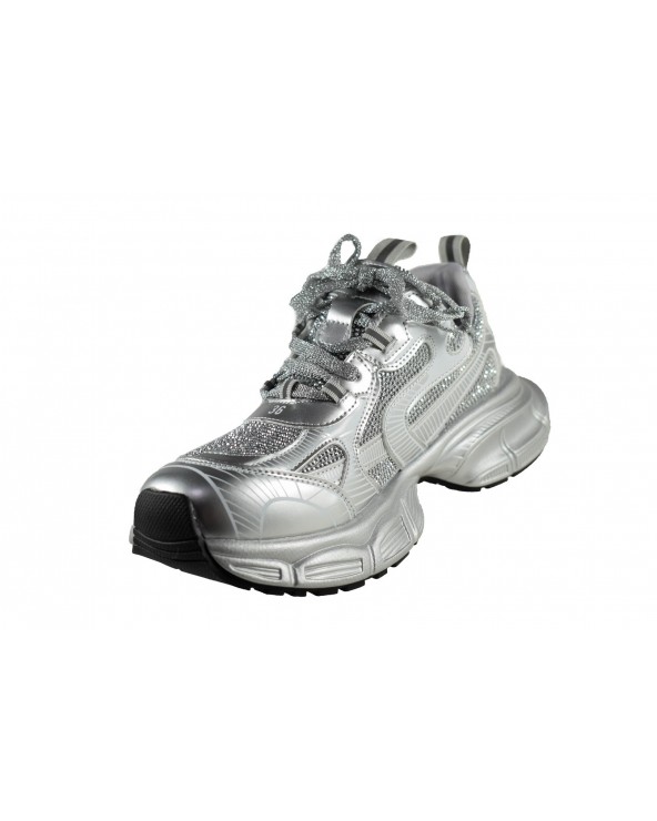 Sneakersy damskie JOHN DOUBARE - 9239 srebrny