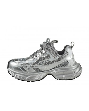 Sneakersy damskie JOHN DOUBARE - 9239 srebrny