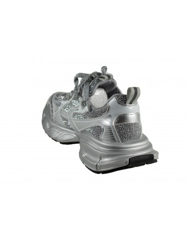 Sneakersy damskie JOHN DOUBARE - 9239 srebrny