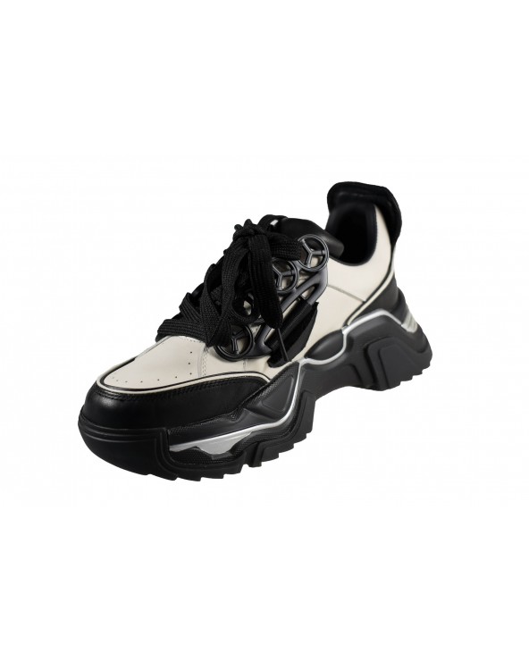 Sneakersy damskie JOHN DOUBARE - 5315 czarny, biały