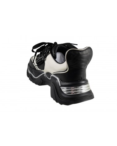 Sneakersy damskie JOHN DOUBARE - 5315 czarny, biały