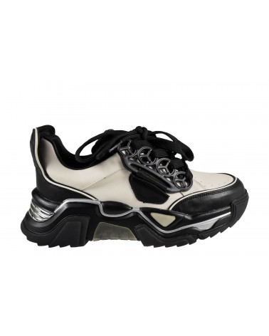 Sneakersy damskie JOHN DOUBARE - 5315 czarny, biały