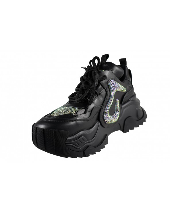 Sneakersy damskie JOHN DOUBARE - 5315-18 czarny