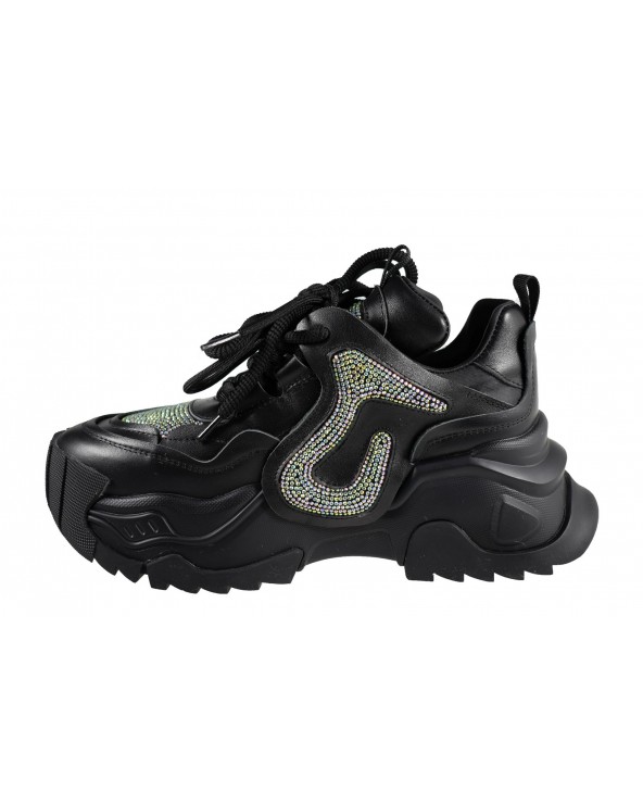 Sneakersy damskie JOHN DOUBARE - 5315-18 czarny