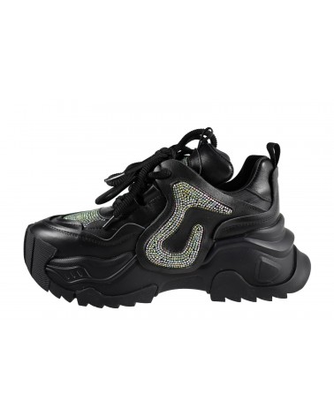 Sneakersy damskie JOHN DOUBARE - 5315-18 czarny