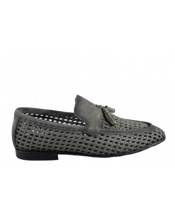 Mokasyny JOHN DOUBARE - QA6076-X3-B1427 szary