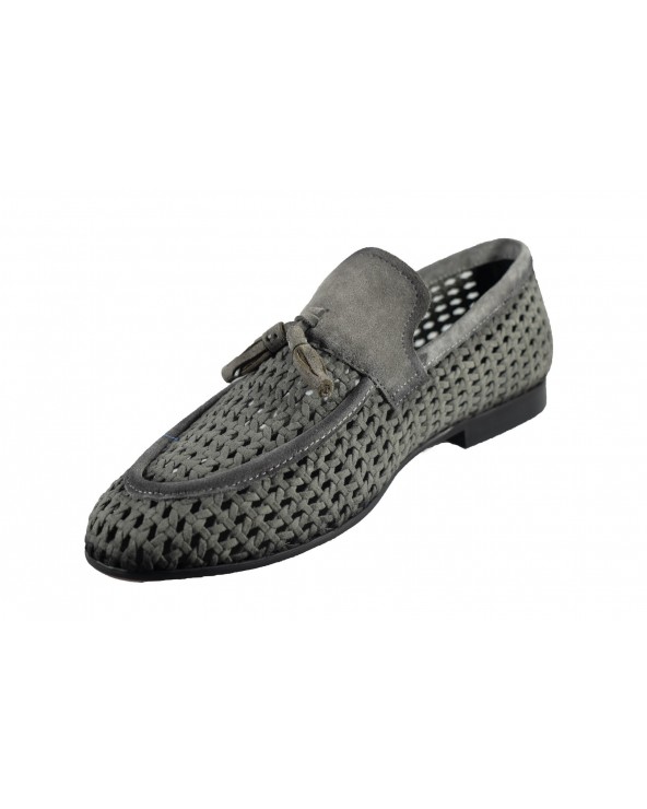Mokasyny JOHN DOUBARE - QA6076-X3-B1427 szary