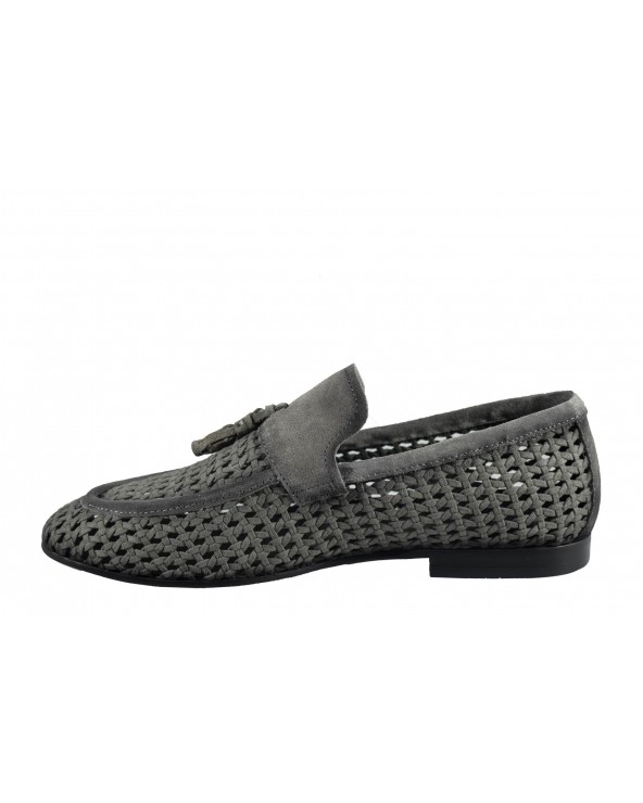 Mokasyny JOHN DOUBARE - QA6076-X3-B1427 szary