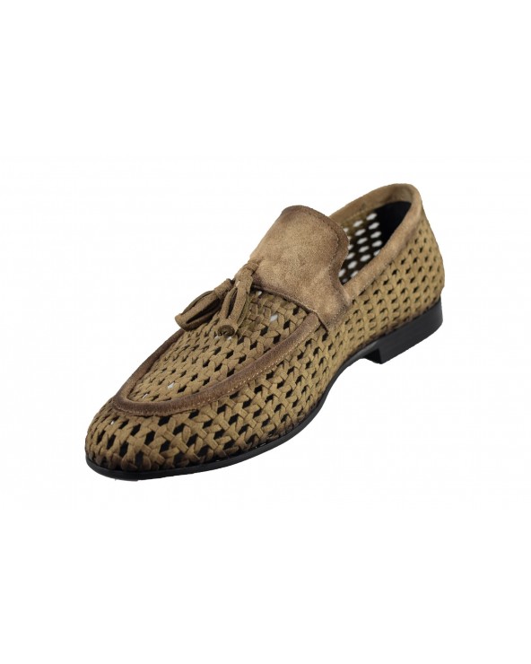 Mokasyny JOHN DOUBARE - QA6076-X3-A1754 brązowy