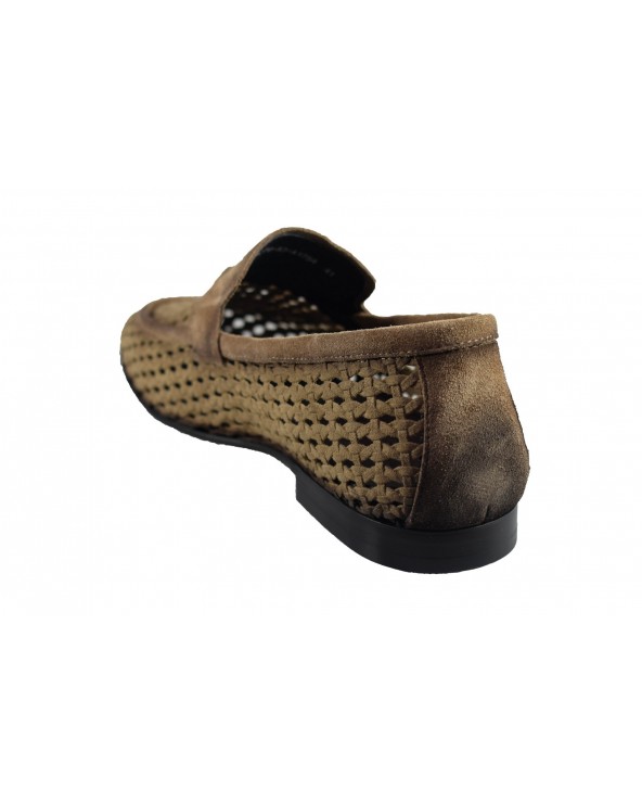 Mokasyny JOHN DOUBARE - QA6076-X3-A1754 brązowy