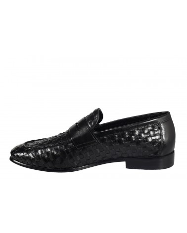 Mokasyny JOHN DOUBARE - D627-117B-46 czarny